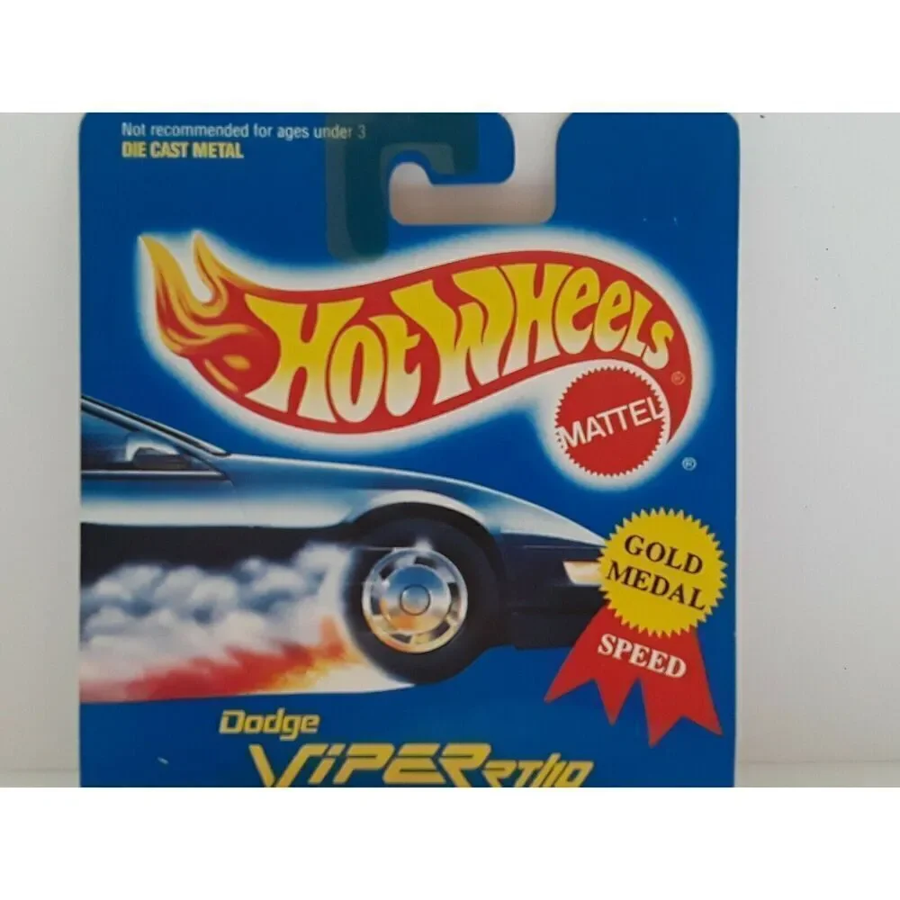 1991 Vintage Dodge Viper RT/10 Hot Weels Die Cast Metal Collector No. 210
